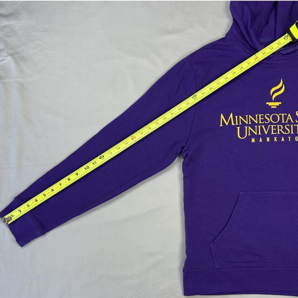 Minnesota State University Mankato Hoodie Men Large Purple‎ Cozy Sweatshirt New - Picture 8 of 9